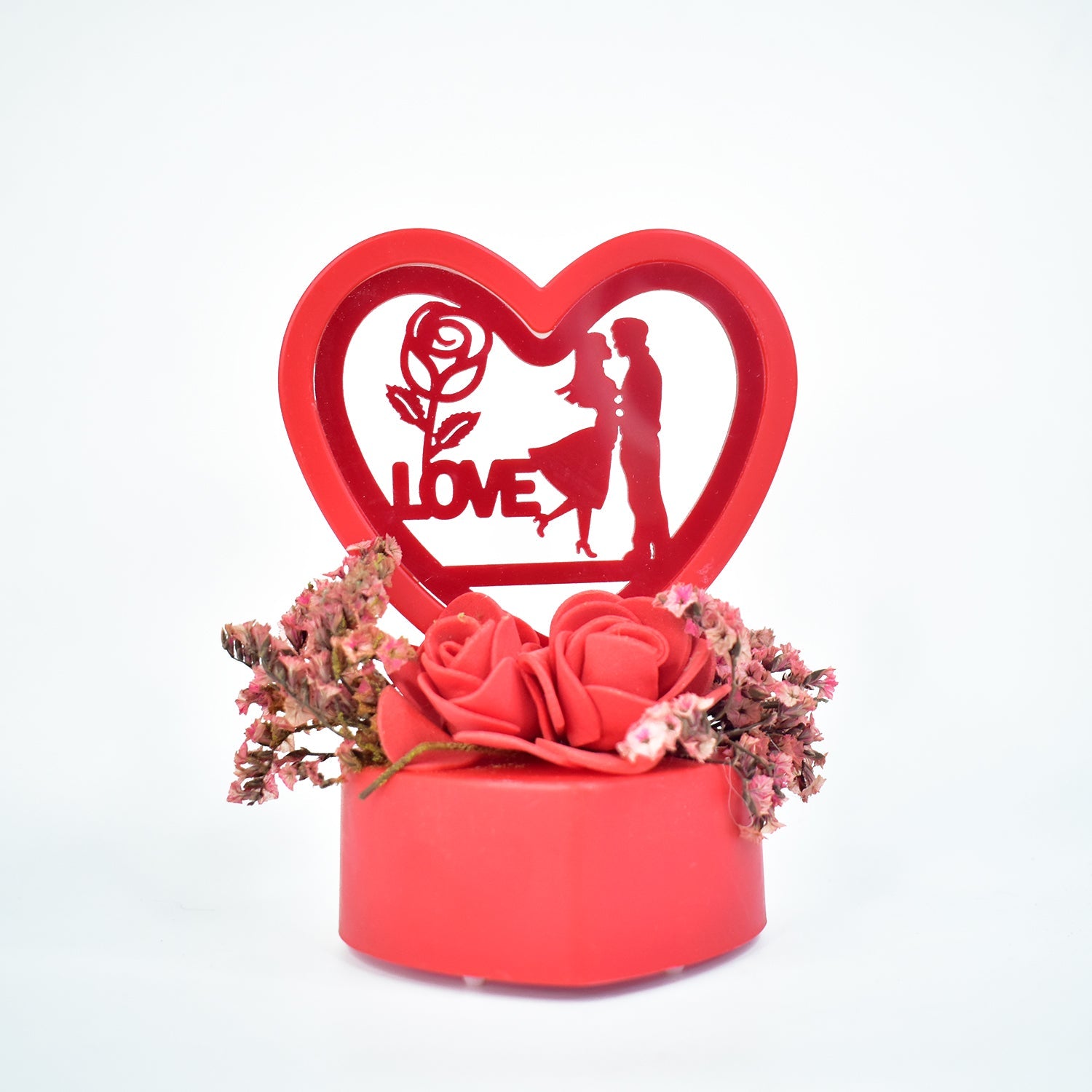 Romantic Couple Heart Showpiece Romantic Couple Heart Showpiece